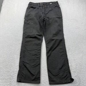 Ariat Rebar M4 Relaxed Straight Work Pant Men 30x30 Grey Canvas Utility Trousers